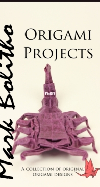 Origami Projects -  Mark Bolitho -  2020