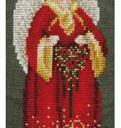 Lavender & Lace - Told in a Garden 1997 Christmas Angel