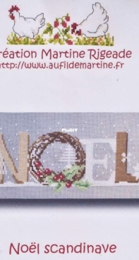 Martine Rigeade 1087 Noel Scandinave PCS
