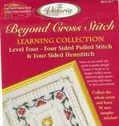 The Victoria Sampler Learning Collection Level 4 Four Sided Pulled Stitch and Hemstitch BCS 4-1 - Tudor Rose