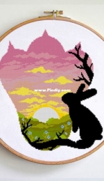 Oh My Stitches - Rabbit Paw Print PCS + XSD