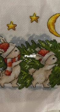 BUNNIES – CHRISTMAS TREE BY ELENA LARTSOVA