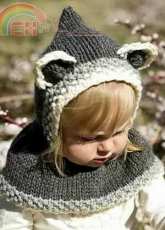 Melodys Makings-Rustic Raccoon Hooded Cowl by Melody Rogers