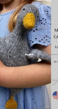 My Lovely Goose Toy by Maylilyknitting, round version, English or German