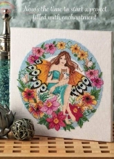 Autumn Flower Fairy by Lesley Teare from Cross Stitch Collection 253