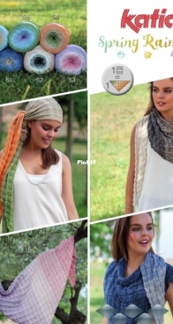 488 Spring Rainbow Shawl by Fil Katia - Dutch, German, English, Spanish, French, Italian - Free