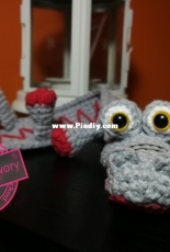Bookmark dragon or crocodile.