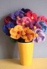 Pinwheel Flowers by Frankie Brown /Frankies Knitted Stuff-Free