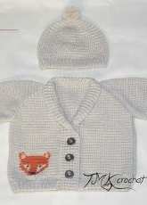 TMKCrochet - Jennifer Lynas - Baby Fox Sweater And Hat