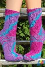 Unendlich Socks by Edda Foken -English,German-Free