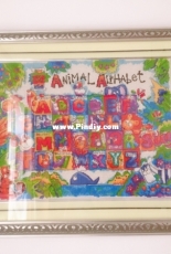 Some old framed patterns