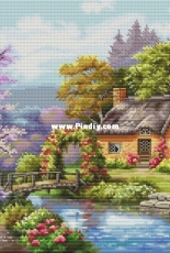 House by the Lake - Ksenia Adonyeva /Ксения Адоньевa