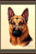 Art-goblen -  S. Nedelcheva German Shepherd / С.Неделчева Немска овчарка