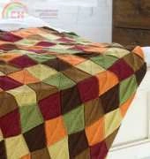 Red Heart-WTV1602-Falling Leaves Afghan-Free