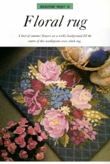 Discovering Needle Craft Needlepoint Project 50 - Floral Rug