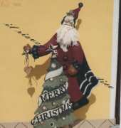 Il risveglio dellantico-Babbo Natale Gigante con Albero