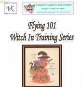 VK VeeandCo Cross Stitch 130-08 - Flying 101 Witch in Training Series
