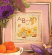 Aconites Sampler from 50 Nature Cross Stitch Designs by Lynda Burgess