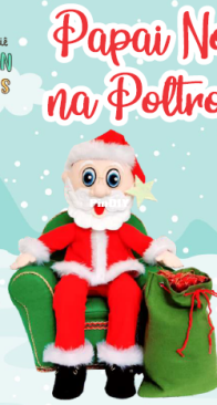 Atelie Everton Martins - Everton Martins - Santa Claus in the armchair - Papai Noel na poltrona - Portuguese - Free