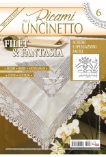 Ricami all Uncinetto Issue 6 - 2016. Crocheting - Italian with charts