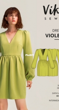 Viki Sews - Violet Dress