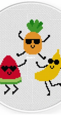 Daily Cross Stitch - Cool Summer Fruits