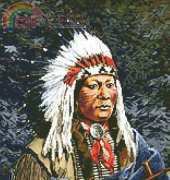 Artecy Cross Stitch - Sioux Chief by Henry F Farney