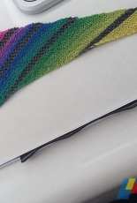 Keelee Designs-Play With Gray Scarf  by Kerri Lee-Free