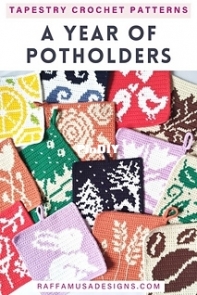 raffamusadesigns - A Year of Potholders