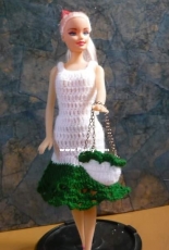 Maguinda Bolsón - Valeria dress and bag set for dolls