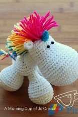 A Morning Cup of Jo Creations- Josephine Wu-  Baby Unicorn