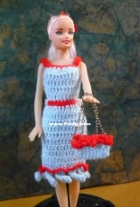 Maguinda Bolsón - Judith dress and bag set for dolls
