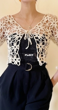 crochetbyaraa - Jezra San Pedro - Lily Cardigan