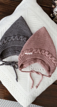 Baby Bonnet by Yulia Vyazhuviy - Russian