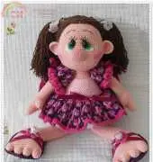 Amigurumi Aşkına - Tiny Mini Design - Demet Karabayır - Amigurumi Zefirka Doll - Turkish