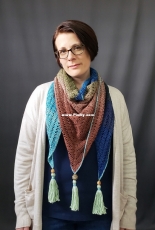 Squirrel Picnic - Jennifer Olivarez - On Top of the Mountain Shawl  - Free