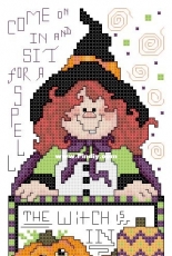 The Witch from Stoney Creek Collection Leaflet 334 Halloween Banners III PCS