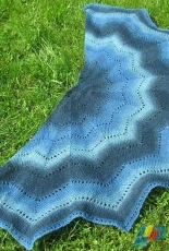 Revontuli-huivi/Northern Lights Shawl  by AnneM -Multilingual-Free