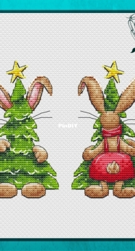 Ama Stitch - Eared Christmas Tree by Gulnaz Baryeva