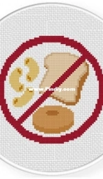 Daily Cross Stitch - No Carbs