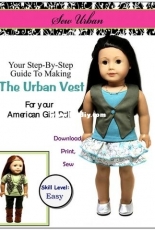 Sew Urban Designs - Urban Vest for 18" Dolls