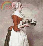 Artecy Cross Stitch - The Chocolate Girl