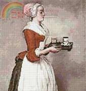 Artecy Cross Stitch - The Chocolate Girl