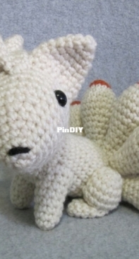 The Nerdy Knitter - Ashley Andrews - Chibi Ninetails