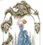 Mirabilia MD 03 Rose of Sharon  dress blue