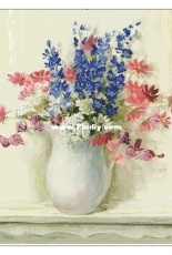 I Love CrossStitch ILCS CR-003 Ironstone Bouquet II XSD