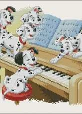 Vervaco 70.908 Dalmation Puppies PCS