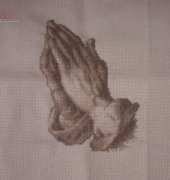 Just finished-Vervaco praying hands