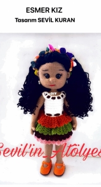 Sevilin Atolyesi - Sevil Kuran - Brunette Doll - Boneca Morena - Portuguese - Translated
