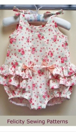 RoseBud Romper by felicity sewing pattern